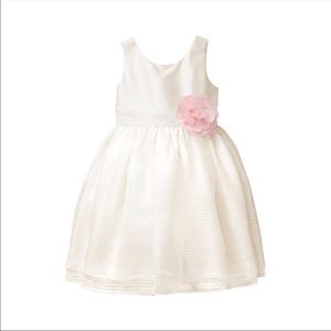 Silk rosette dress